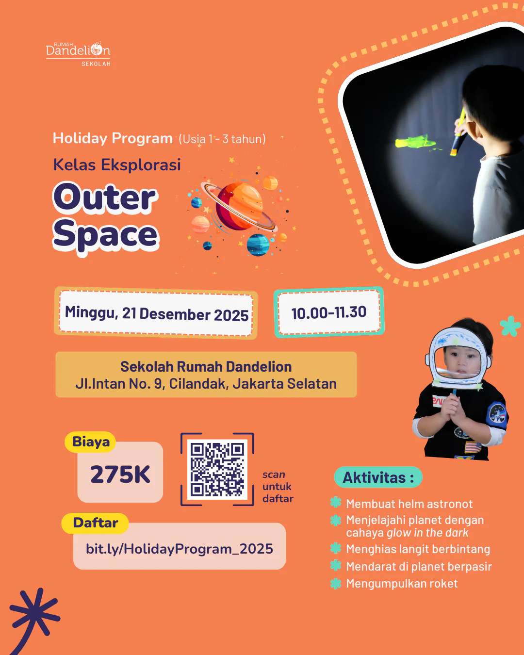 Poster Kelas Eksplorasi Outer Space